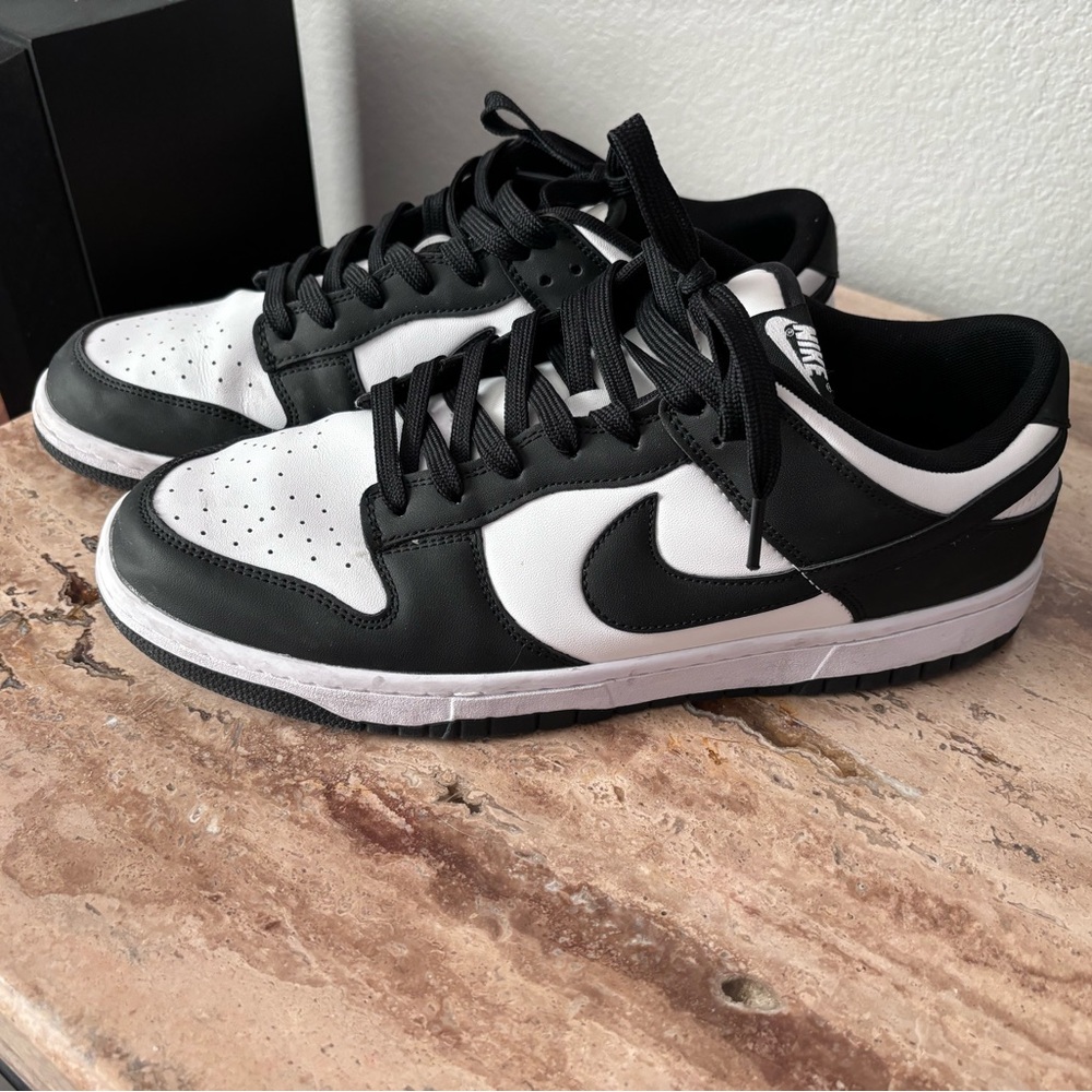 Nike Dunk Low Panda White Black Size 13